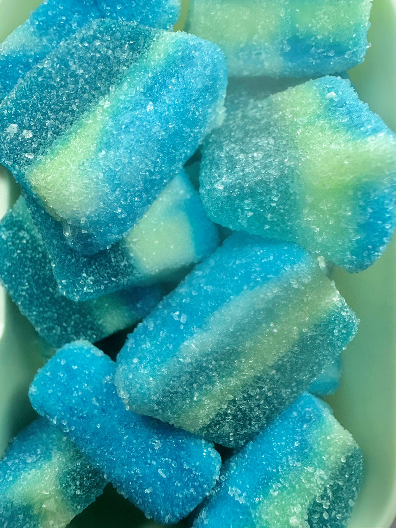 Blue Raspberry Slices